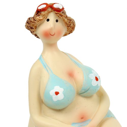 Floristik24 Kvinder med bikini-afføring sommerdekoration 15cm 2stk