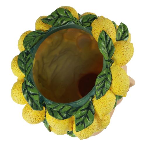 Artikel Kvinde buste plantepotte citron dekoration Middelhavet H21.5cm