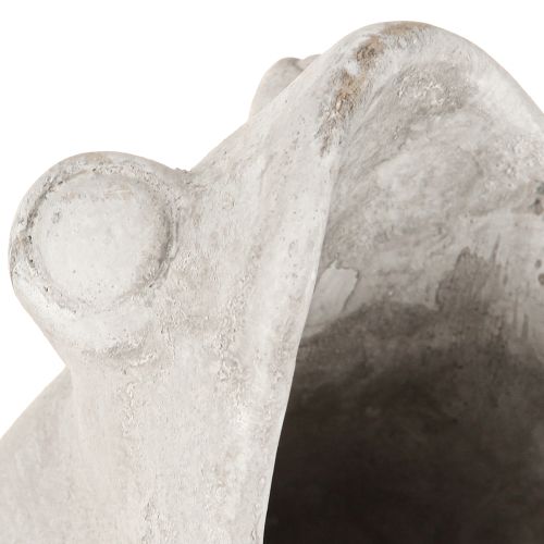 Artikel Frø dekorativ plantepotte urtepotte betongrå H18,5cm