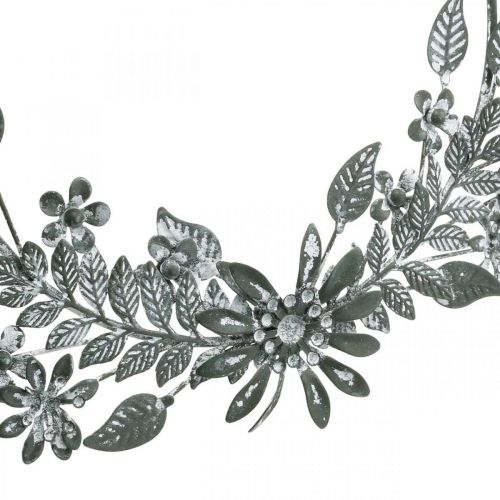 Floristik24 Forårsdekoration, dekorative ringblomster, metaldekoration, vedhæng blomsterdekoration Ø16cm 2 stk.