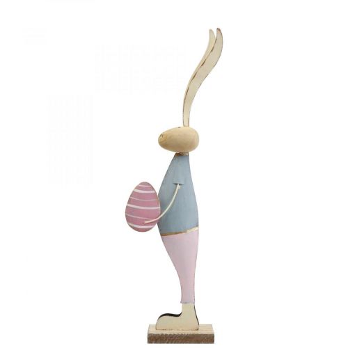 Floristik24 Forårsdekoration kaniner lavet af metal par kaniner H39cm