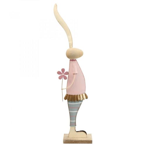 Floristik24 Forårsdekoration kaniner lavet af metal par kaniner H54cm 2 stk
