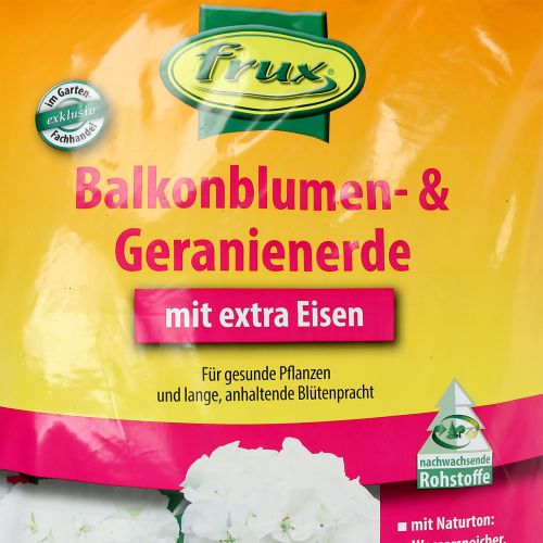 Floristik24 FRUX altanblomst og geraniumjord 40l