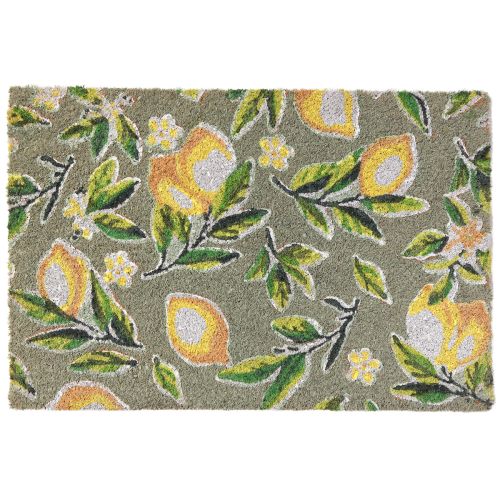 Floristik24 Dørmåtte citron kokosmåtte dørmåtte kokos 40×60cm