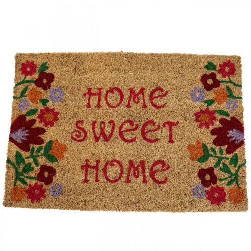 Dørmåtte Home Sweet Home dørmåtte kokos dørmåtte 60x40cm