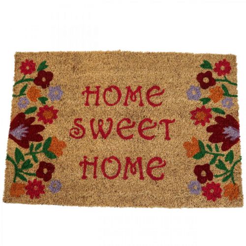 Floristik24 Dørmåtte Home Sweet Home dørmåtte kokos dørmåtte 60x40cm