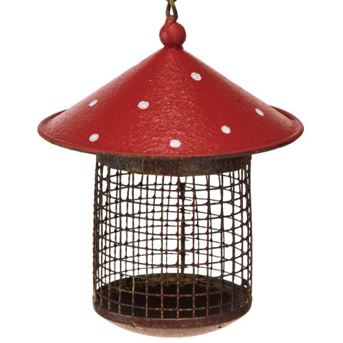 Artikel Foderstation fugle flyvesvamp metal til ophæng 14cm 2stk
