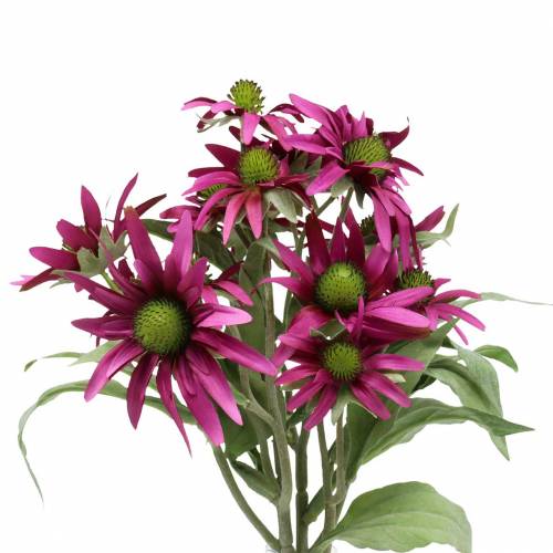 Floristik24 Echinacea blomst kunstig lyng 45cm 3stk