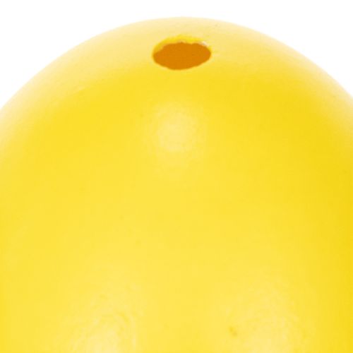 Artikel Påskeægdekoration, ægte gåseæg til forårsagtig værelsesindretning, 7 cm, 10 stk.