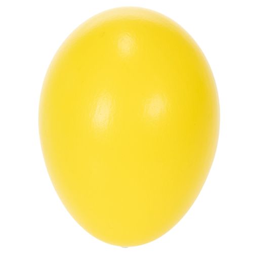 Artikel Påskeægdekoration, ægte gåseæg til forårsagtig værelsesindretning, 7 cm, 10 stk.