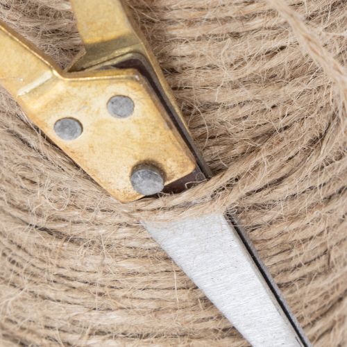 Artikel Garnspole med dekorativ saks Ø6,5 cm H15 cm 2 stk. Vintage stil