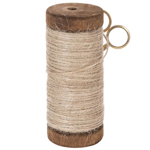 Artikel Garnspole med dekorativ saks Ø6,5 cm H15 cm 2 stk. Vintage stil