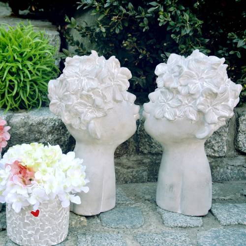 Floristik24 Havefigur blomsterbarn H20cm