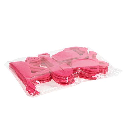 Artikel Haveredskaber filt rosa 24 stk