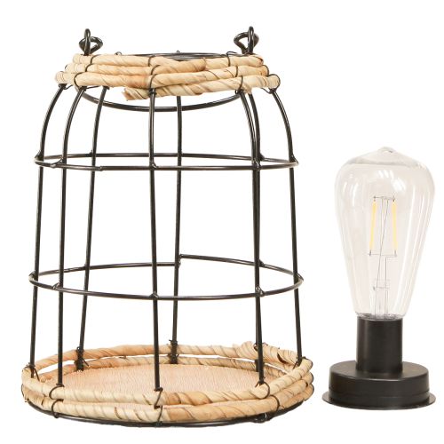 Artikel Havelanterne Solar Havelampe Metal Sort Ø17cm
