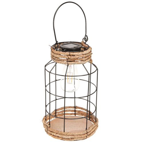 Havelys Solar Metal Sort Natur Ø18cm H29cm