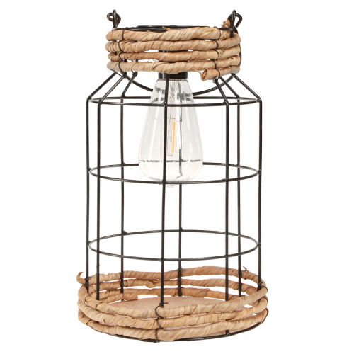 Artikel Havelys Solar Metal Sort Natur Ø18cm H29cm