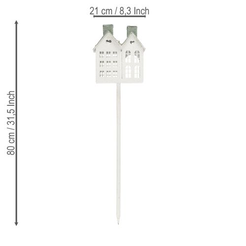 Artikel Oplyst hus, hyggelig dekoration til en festlig atmosfære i stuen, 80 cm