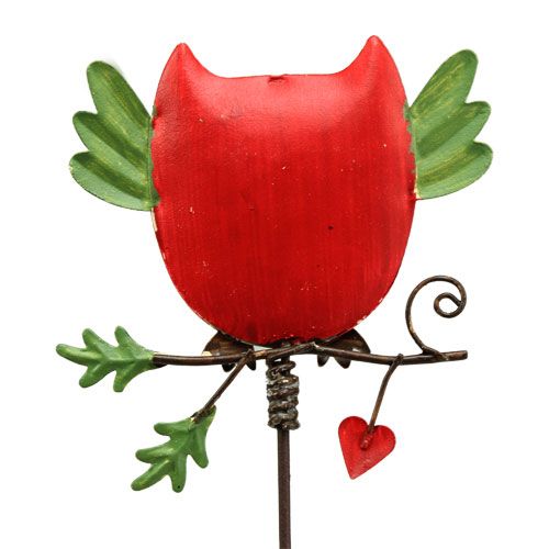 Floristik24 Havestik metalugle assorteret 57 cm 2stk