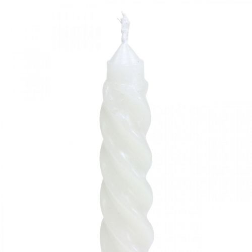 Artikel Snoede lys spirallys creme Ø2,2cm H30cm 2stk