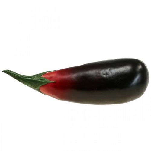 Grøntsagsdekoration aubergine maddummy L20cm