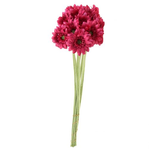 Floristik24 Gerbera Pink 48cm 12stk