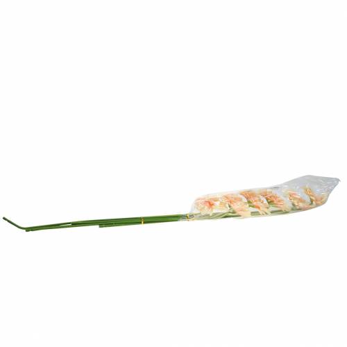Floristik24 Gerbera kunstig fersken 62 cm 6stk