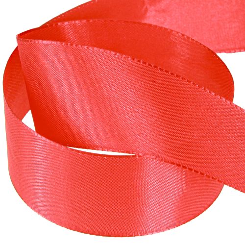 Artikel Gavebånd og pyntebånd polyesterbånd rød 40mm 50m