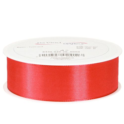 Artikel Gavebånd og pyntebånd polyesterbånd rød 40mm 50m