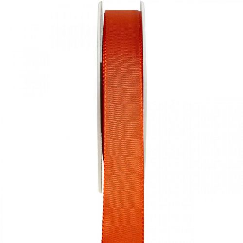 Artikel Gave- og dekorationsbånd Orange silkebånd 25mm 50m