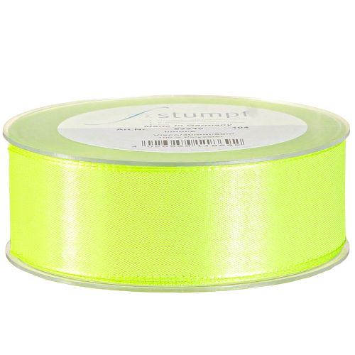 Artikel Gavebånd dekorativt bånd kant limegrøn 40mm 50m