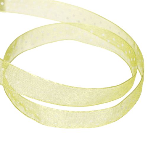 Artikel Bånd med prikker til dekorativ gaveindpakning, 1,5 cm bredt, 20 m langt
