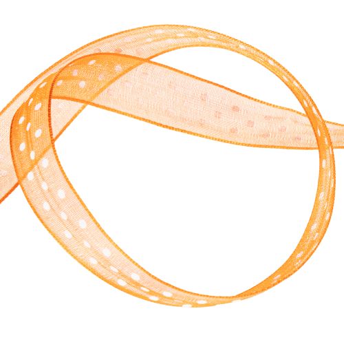 Artikel Gavebånd med prikker til elegant gaveindpakning, 1,5 cm bredt, 20 m langt