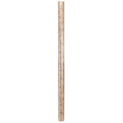 Floristik24 Indpakningspapir dyreskov i brun blå 70cm x 200cm