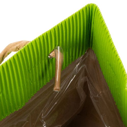 Artikel Gavepose, papirpose med hanke, farverig emballage, 10,5 cm, 8 stk.