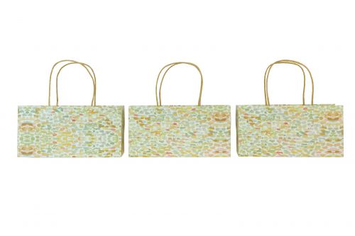 Gavepose med hanke gavepose mønstret 24×12×12cm 6stk