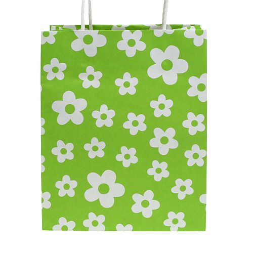 Floristik24 Gaveposer grøn 20cm x 11cm x 25cm 8stk