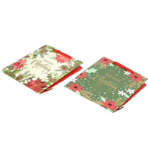 Floristik24 Gaveposer Julegavepose Merry Christmas 32x26cm 2stk