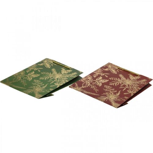 Floristik24 Gaveposer Jul Juleposer mistelten 26×32cm 2stk