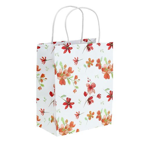 Gaveposer med blomster 25cm x 20cm x 11cm 6 stk