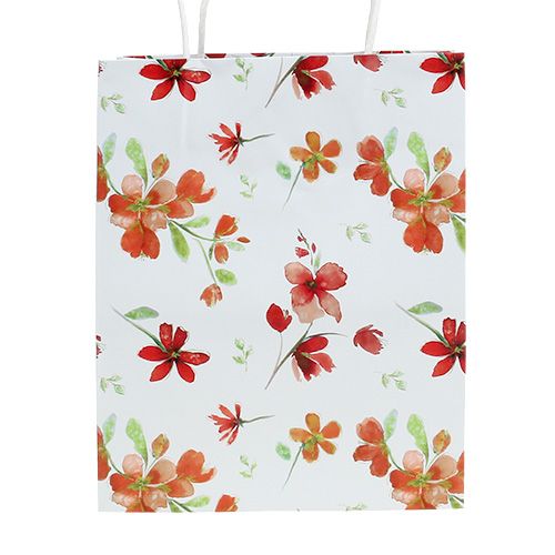 Artikel Gaveposer med blomster 25cm x 20cm x 11cm 6 stk