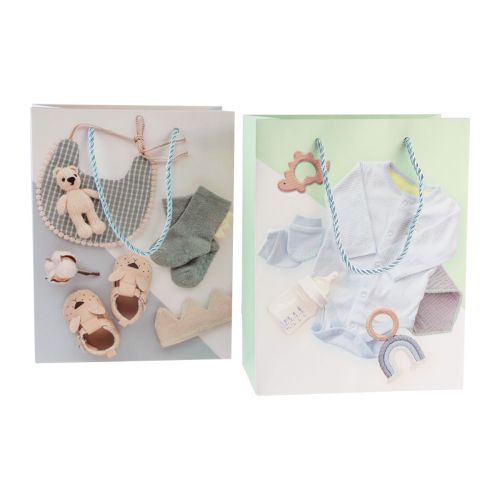 Artikel Gaveposer babygaveposer fødsel 23×18cm 12stk