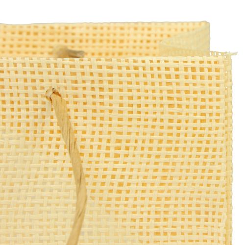 Artikel Gaveposer vævet papir vanilje orange pink 20×10×10cm 6stk