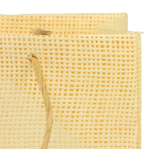 Artikel Gaveposer vævet papir vanilje orange pink 20×10×10cm 6stk