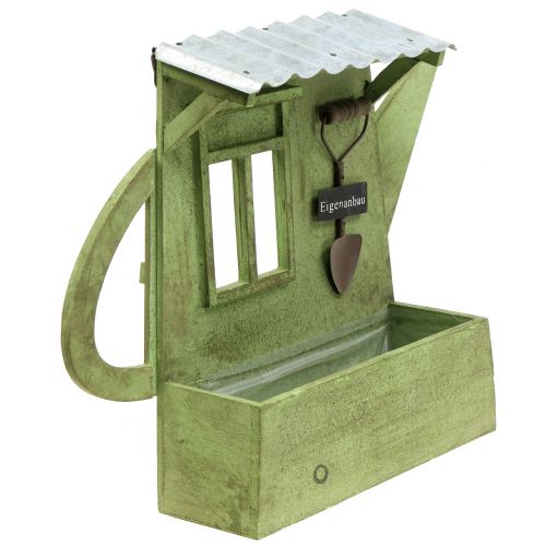 Floristik24 Haveskur Plantekasse Grøn H40cm