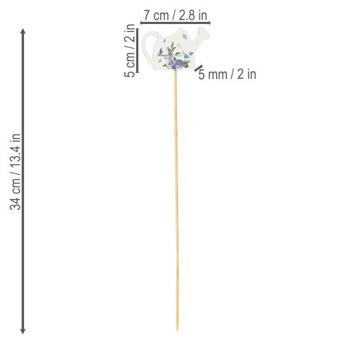 Artikel Vandkandepæle til buketter og balkonblomsterdekoration, 34 cm, 8 stk.