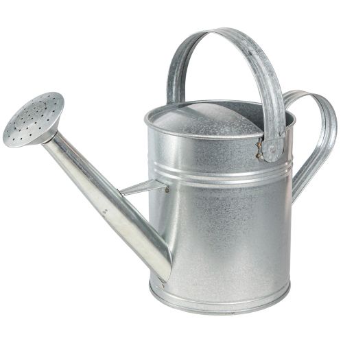 Artikel Dekorativ vandkande retro design metal sølv 42x15,5x27cm