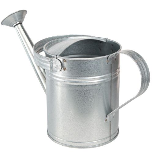 Artikel Dekorativ vandkande retro design metal sølv 42x15,5x27cm