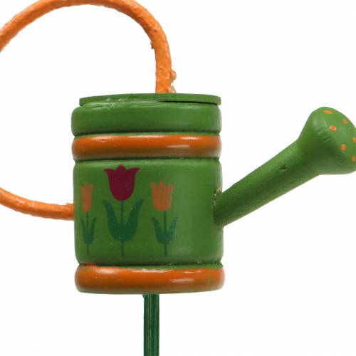 Artikel Blomsterprop vandkande trægrøn, gul, orange assorteret 7,5cm x 5,9cm H30,5cm 12 stk.