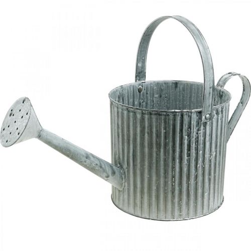 Vandkande til udplantning, dekorativ metaldunk, plantekasse Ø19,5cm